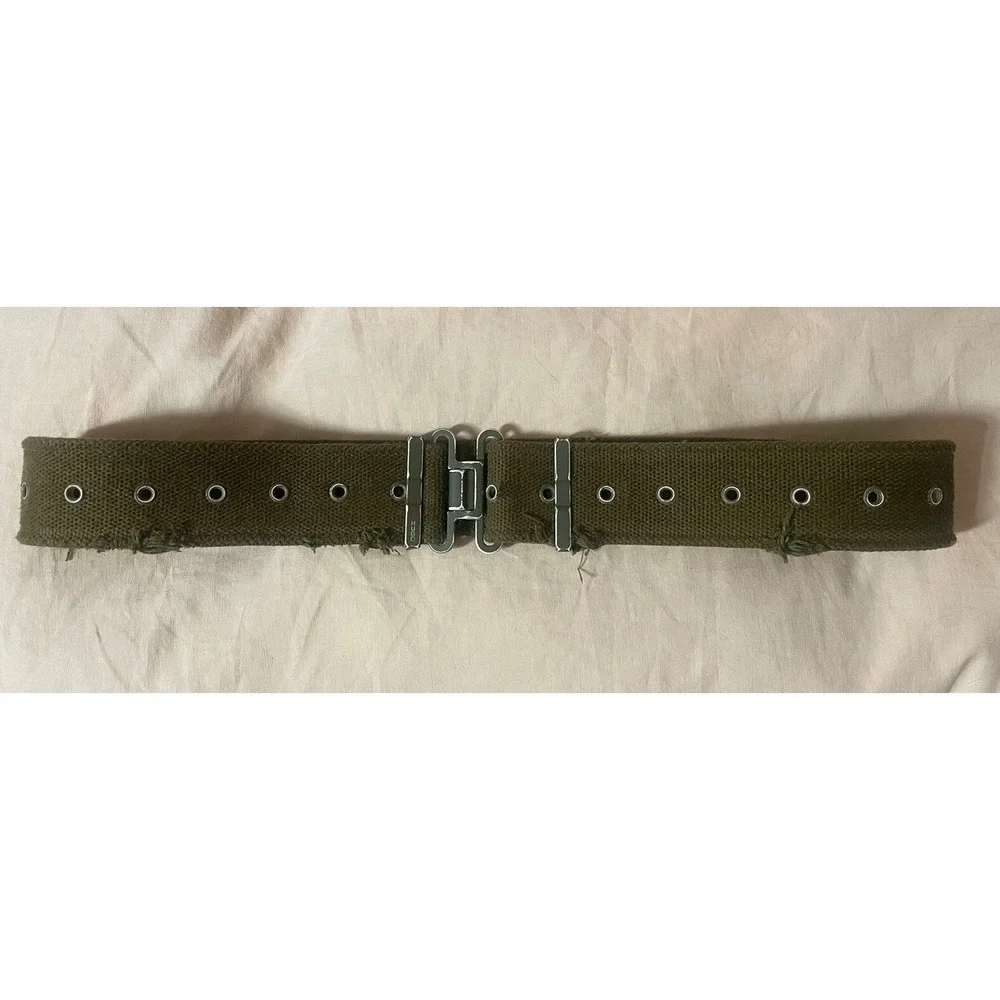 Hugo Boss Belt Sz 32 / 85 Military Green Pistol 20000‎ 91541